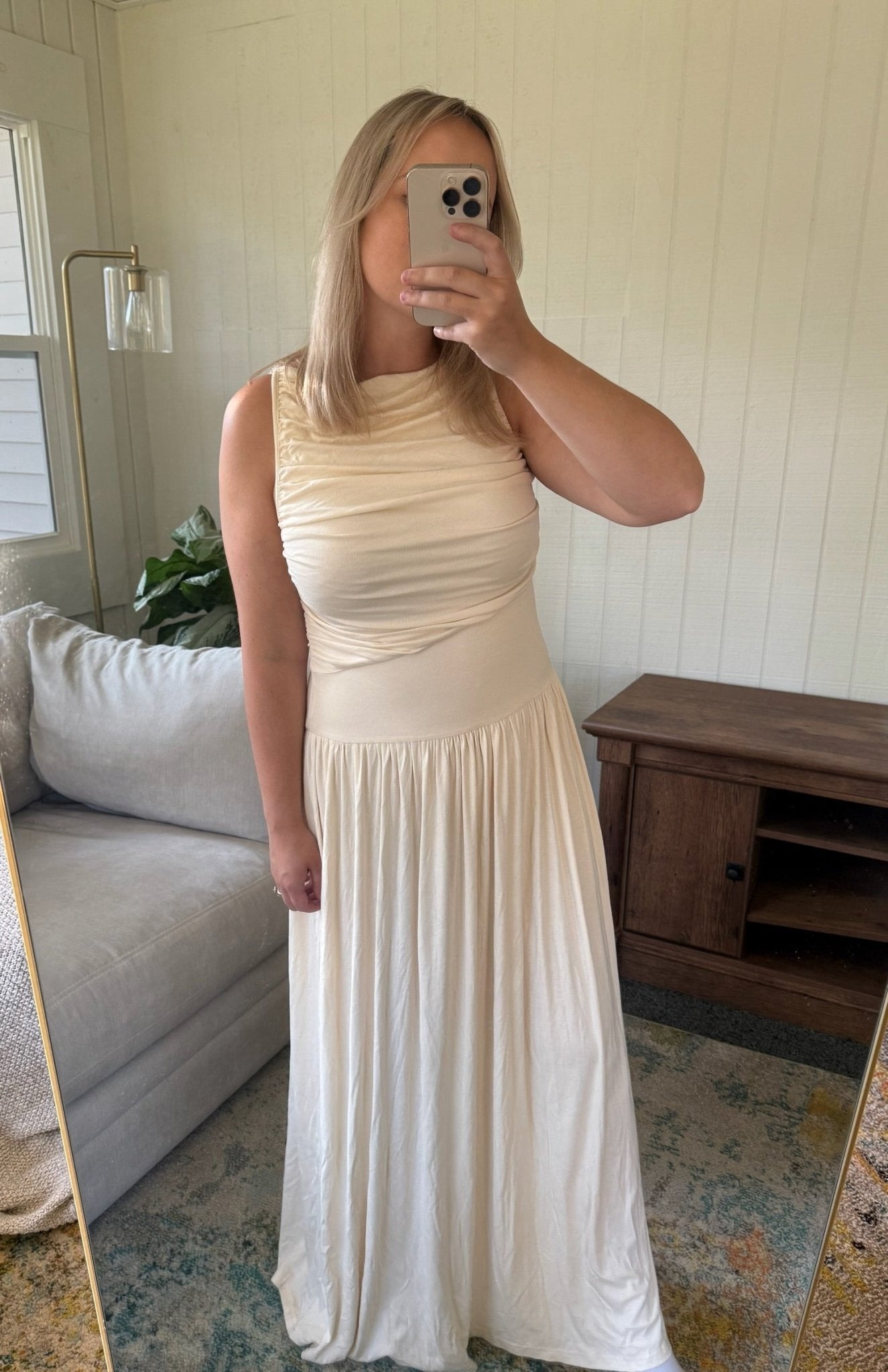 The High Noon Hourglass Sleeveless Maxi Dress - Allora