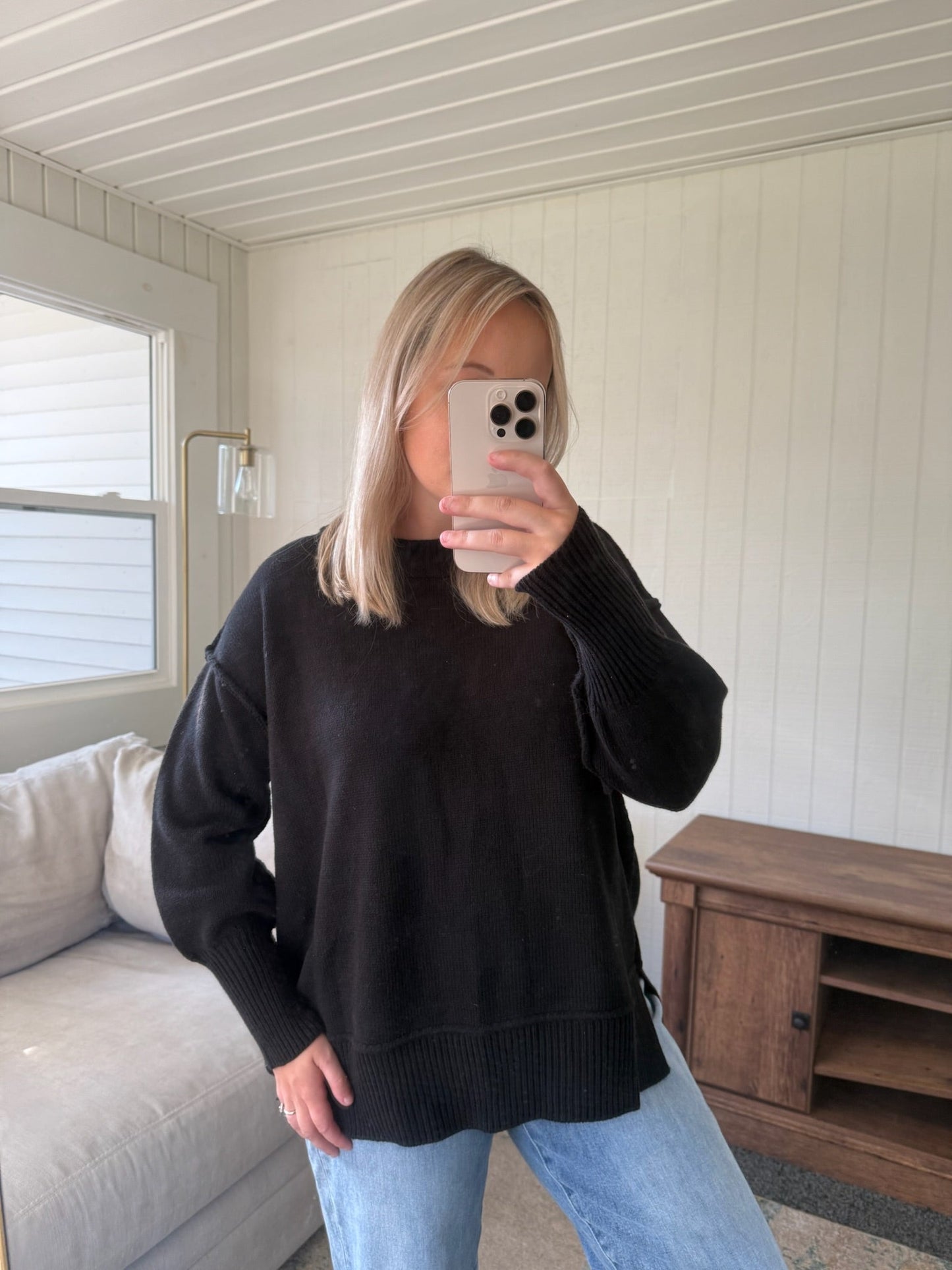 The On The Road Again Perfectly Oversized Crewneck - Allora