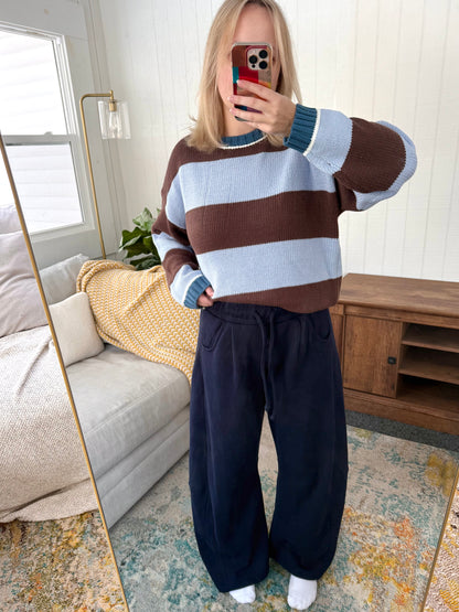 The Daydream Fleece Barrel Leg Sweatpants