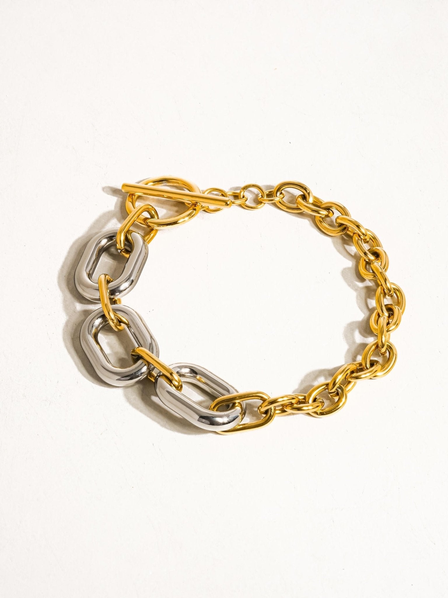 The Bronco Mixed Metal Bracelet - Allora