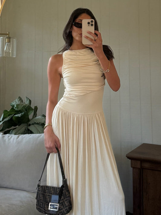 The High Noon Hourglass Sleeveless Maxi Dress - Allora