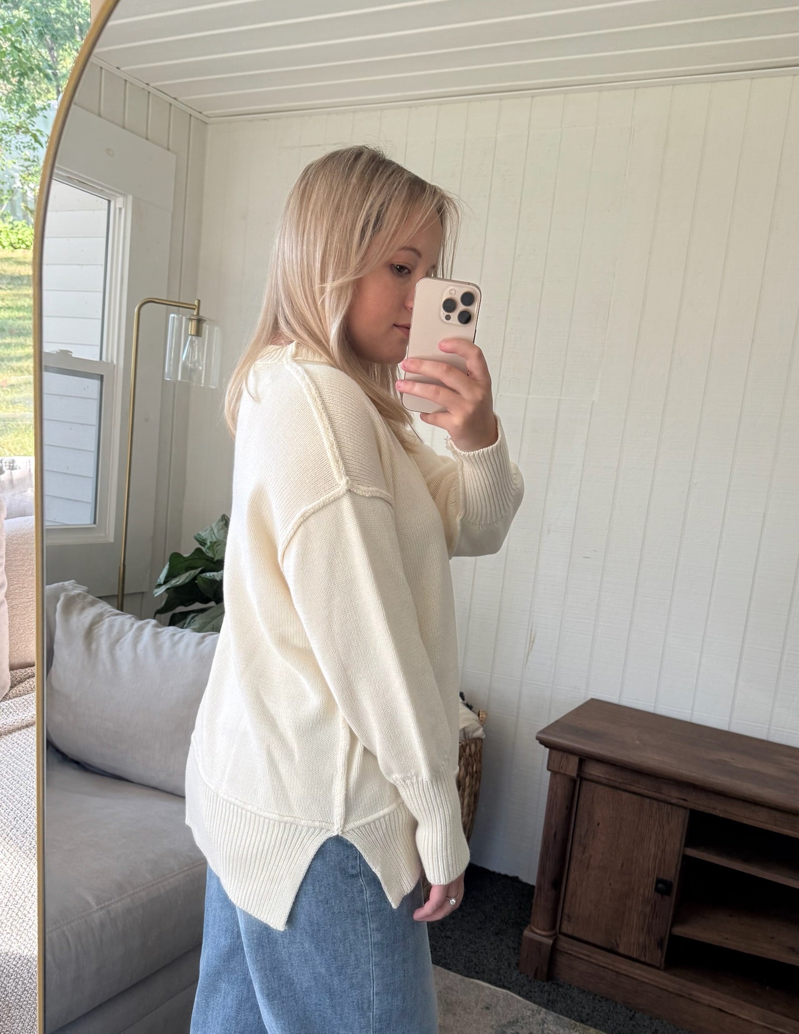 The On The Road Again Perfectly Oversized Crewneck - Allora